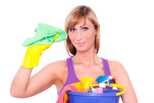 Person reviewing cookie settings on a carpet cleaning website